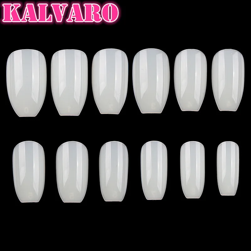 Kalvar накладные ногти для детей Природа/прозрачные 600 шт./пакет искусственные