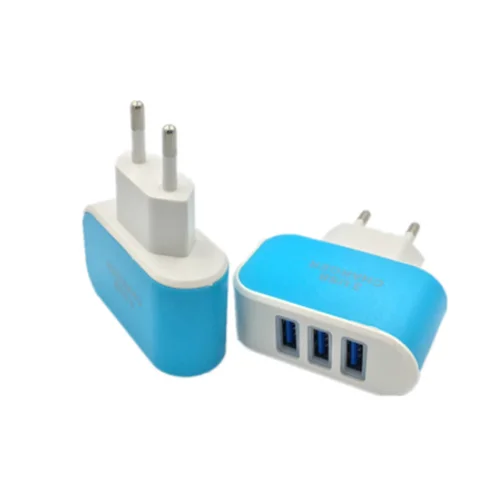 Адаптер для быстрой зарядки с 3 USB-портами