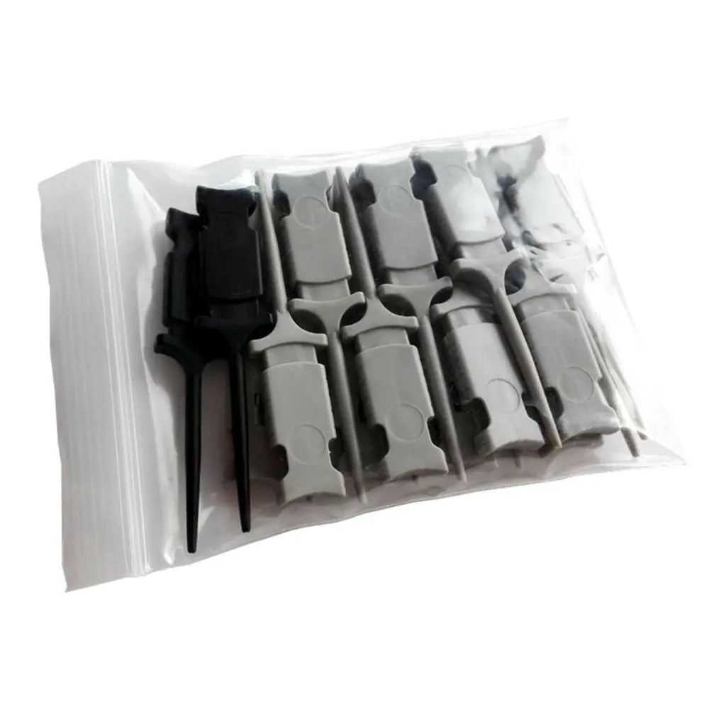 

Hantek HT321 18pcs mini grabber SMD IC hook clip jumper probe Oscilloscope test