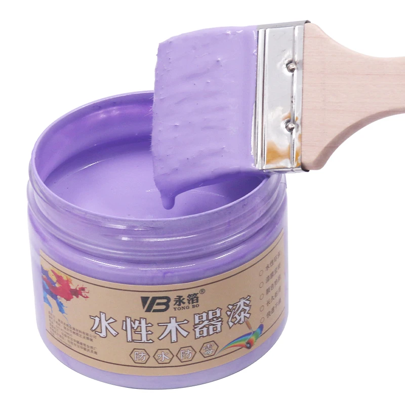 250 г фиолетовый на водной основе деревообрабатывающая краска водостойкий и