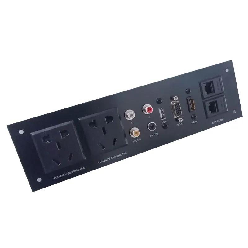 MMOMultionedia розетка Универсальный Три разъема RL VIEDO аудио USB VGA HDMI сетевой разъем преобразования
