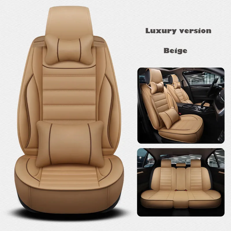 Новинка 2018 чехлы из искусственной кожи для автомобильных сидений Hyundai solaris ix35 i30