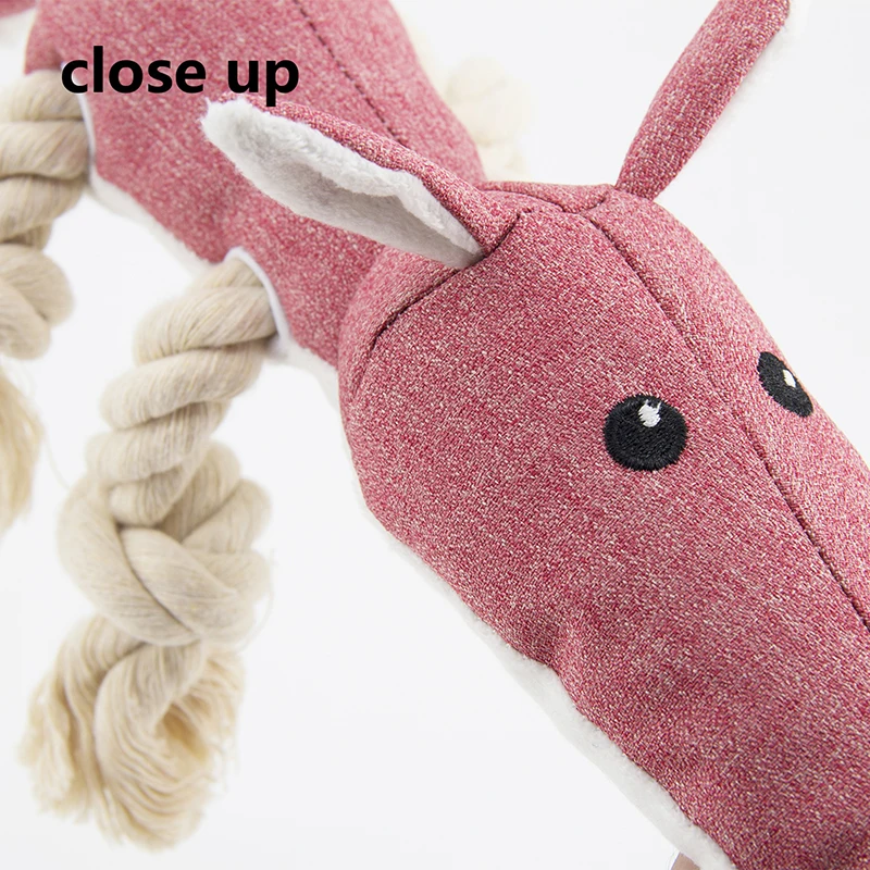 Хлопковая веревка жевательная игрушка для собак молярная Интерактивная