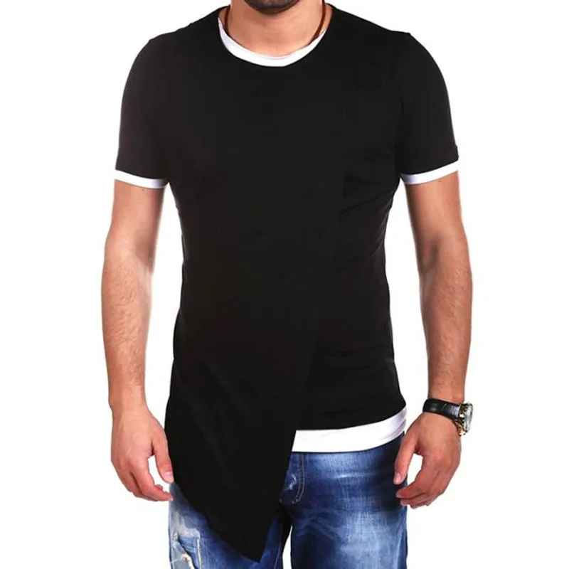 Мужская футболка для ночного клуба певица панк приталенный сценический костюм в