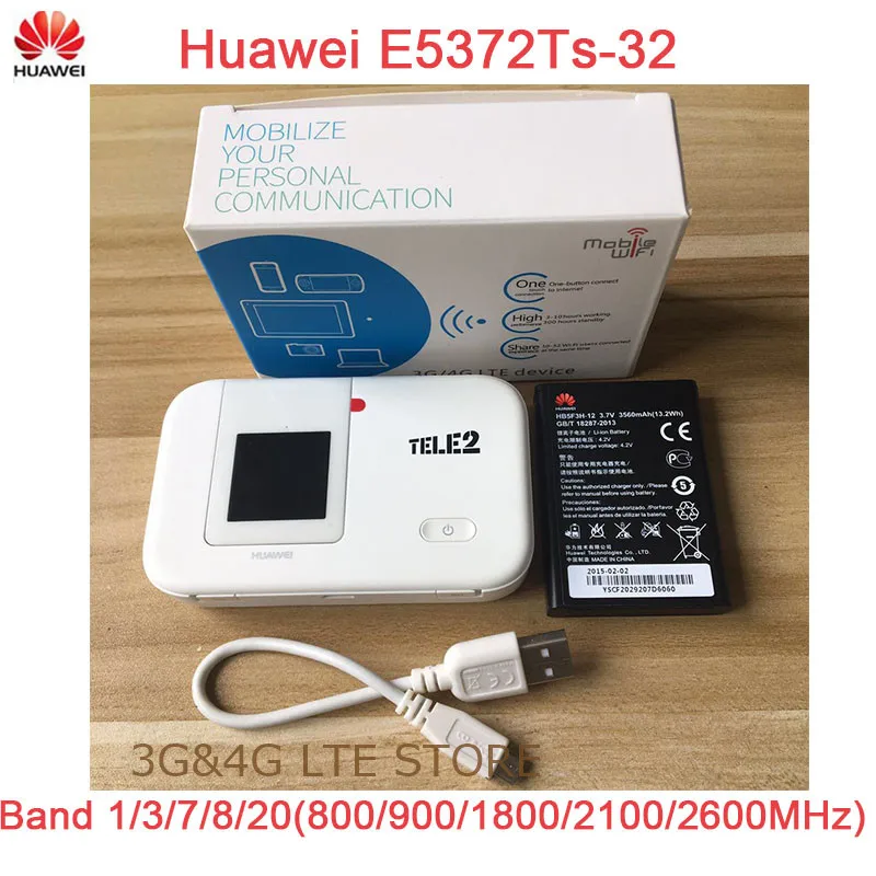 4g разблокированный wi-fi-роутер huawei E5372Ts-32 mifi 4G 3560mah wifi ключ 4g беспроводной маршрутизатор 4g cpe Карманный PK E5372 E5776 E589