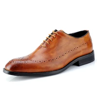 plus size 47 fashion brogue formal shoes men dress shoes genuine leather shoes men business shoes oxford shoes for men shoes