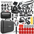 Набор аксессуаров Vamson для экшн-камеры DJI OSMO для Gopro Hero 765, набор черных аксессуаров для камеры Xiaomi yi4K, штатив VS59