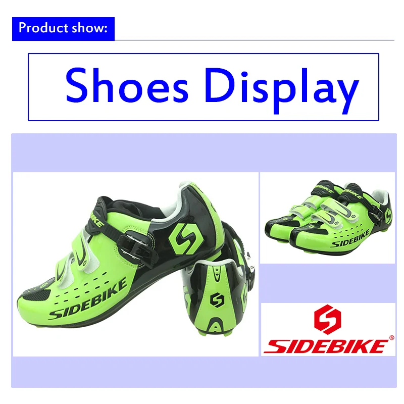 Ботинки для велоспорта на шоссейном ходу SIDEBIKE Мужские дышащие гоночные