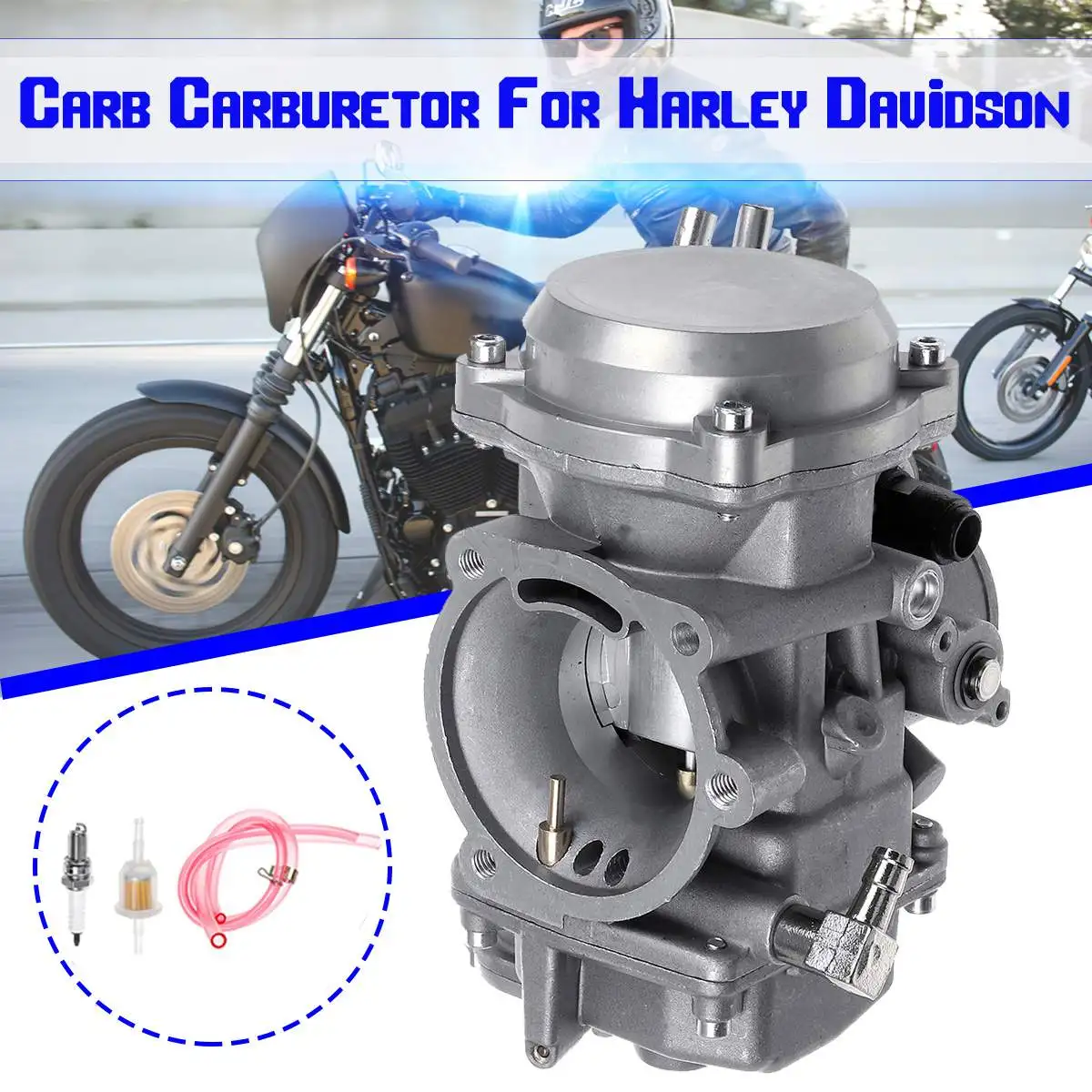 Карбюратор для мотоцикла 40 мм КАРБЮРАТОР 27421 99C 27490 04 27465 27031 95 Harley Davidson/Softail/Dyna FXR