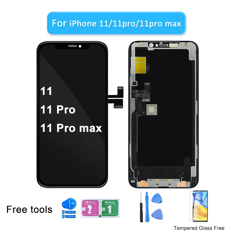 

100% Original New Lcd For iPhone 11 11pro 11pro max Display Touch Screen For iPhone11 11pro 11promax