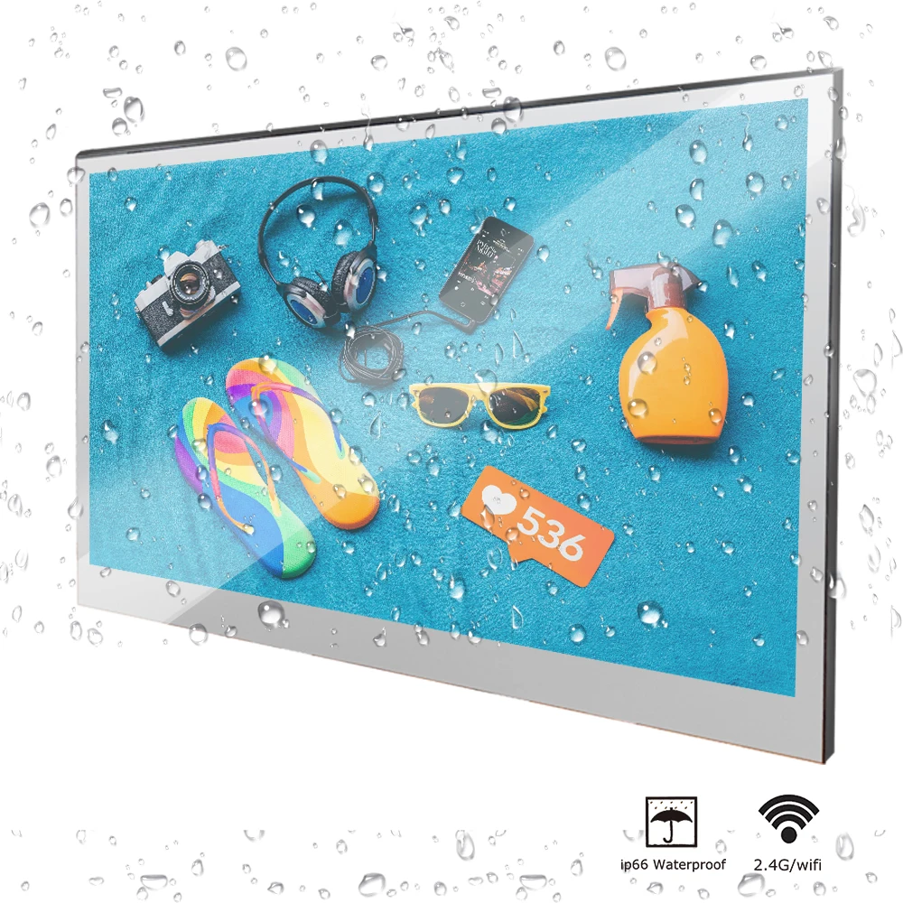 Souria 2" дюймовый волшебный Android 7,1 зеркальный светодиодный телевизор IP66 водонепроницаемый Номинальный для ванной комнаты салон в настенный плоский экран(ATSC или DVB