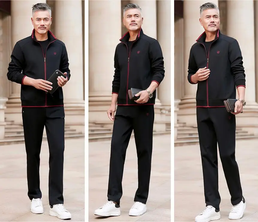 

Men Fleece Jackets sets Hooded Coat Thermal Thick Outerwear Male Military Casual gothic Goth Men Jacket