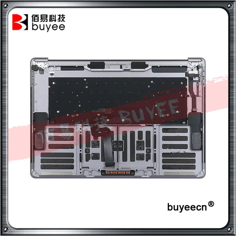 Оригинальный A1707 Верхний корпус для Macbook Pro Retina 15 дюймов Palmrest Top case US клавиатура + трекпад + сенсорная панель Silver Gray on.
