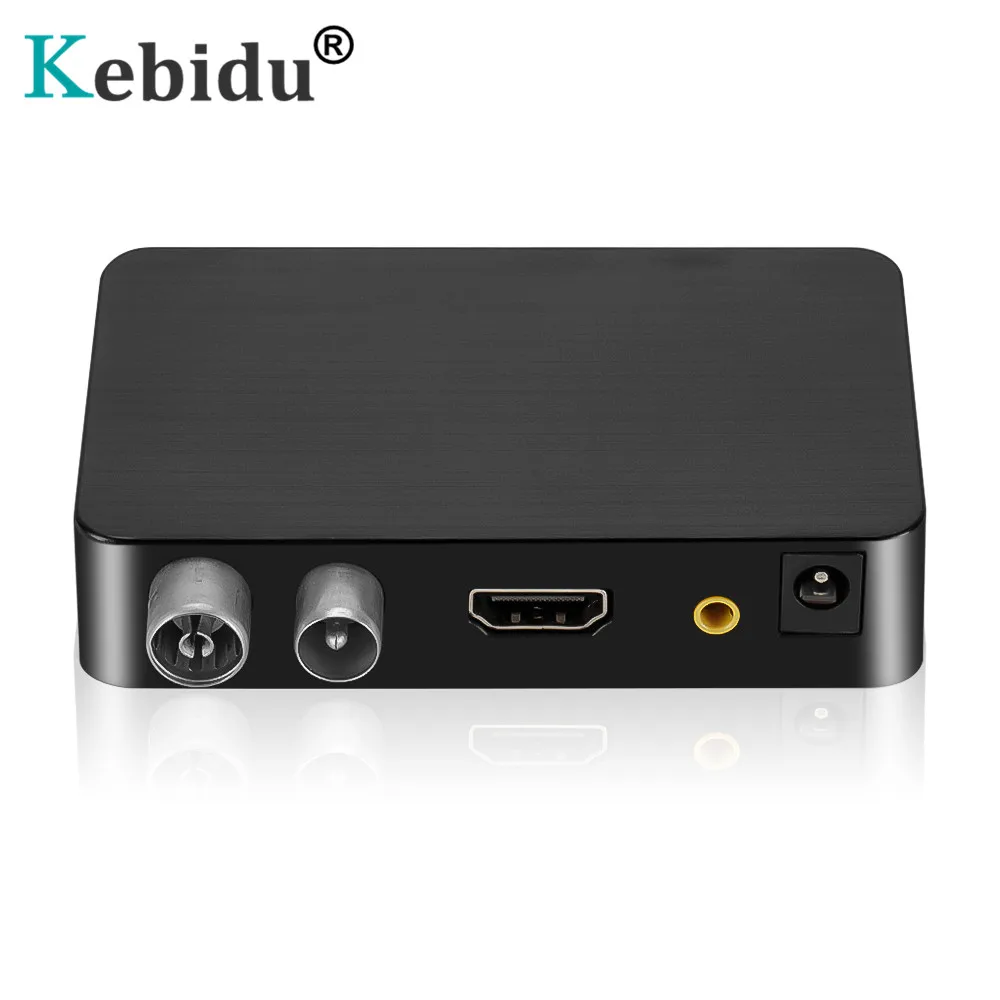KEBIDU 1080P DVB T2 тюнер приемник спутниковый декодер ТВ коробка для монитора адаптер