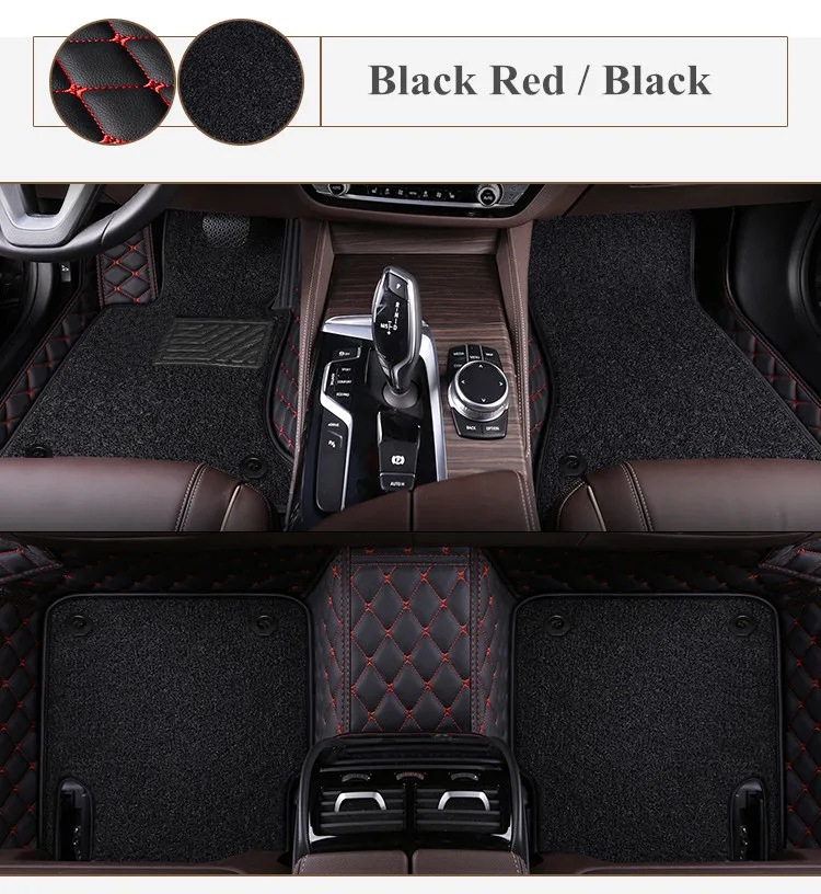 

High quality rugs! Custom special car floor mats for Nissan Rogue 2022 2023 5 seats waterproof durable double layers carpets