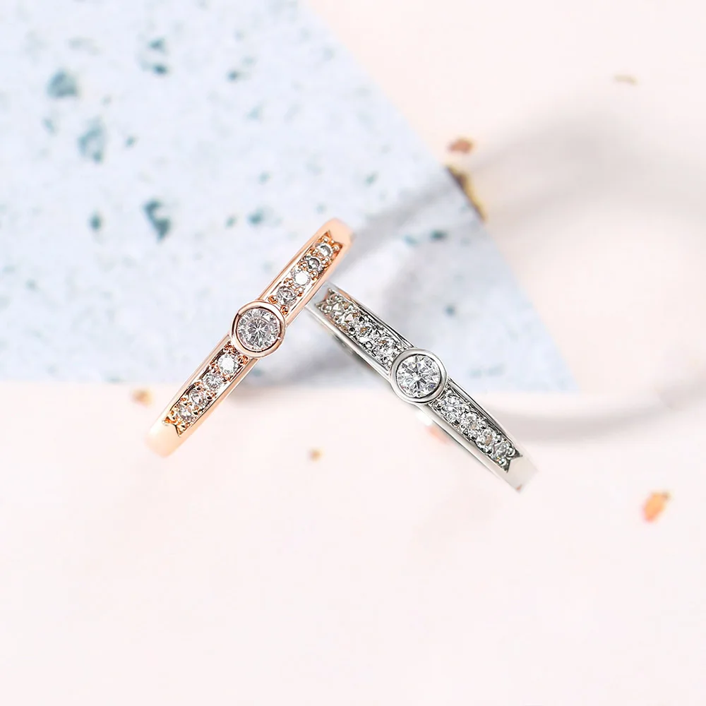 Женское кольцо из розового золота высшего класса с шипами Свадебные/обручальные