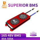 Daly 3,2 V LifePo4 16S 48V 80A 100A 120A 500A 18650 BMS плата защиты батареи со сбалансированным литий-ионным аккумулятором