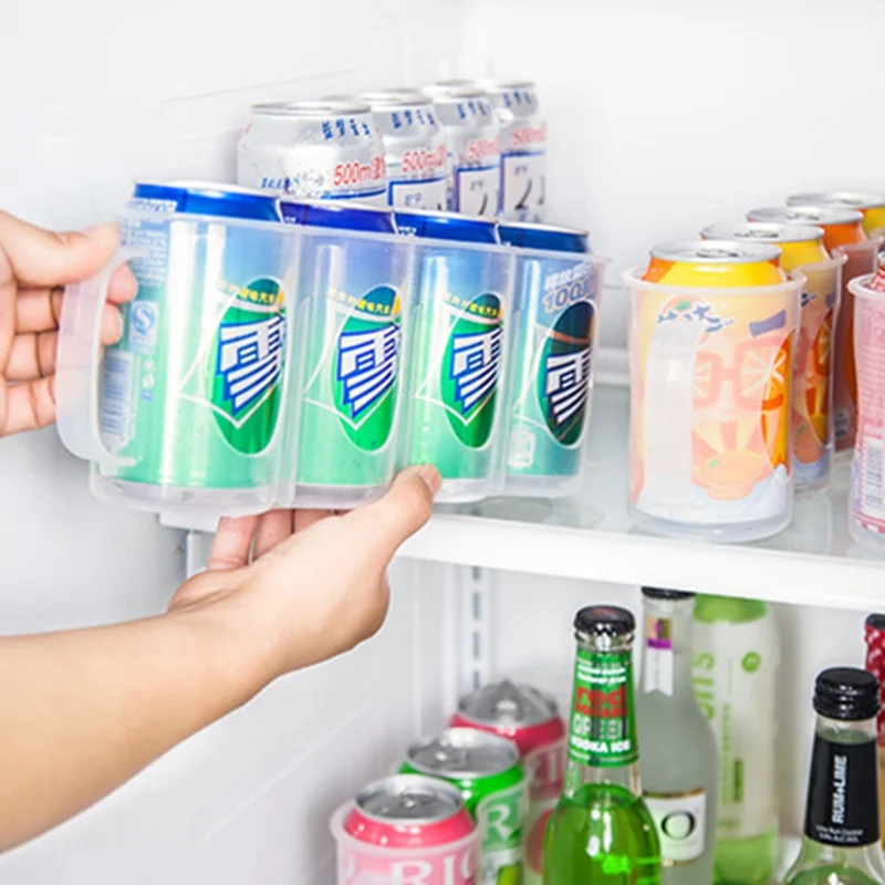 

Контейнер для хранения напитков в холодильнике, чехол, аксессуары, кола, компактные контейнеры, органайзер, кухонная коробка