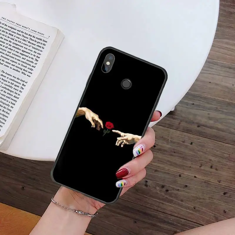

Mona Lisa Art David statue Retro Phone Case For Xiaomi Redmi note 7 8 9 t k30 max3 9 s 10 pro lite
