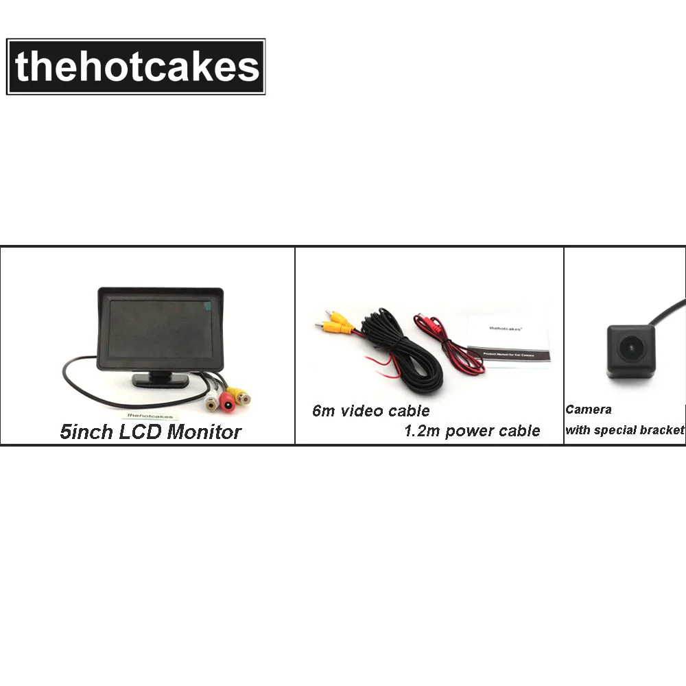 5inch Monitor Set1 Камера заднего вида для Chevrolet Монтана/Торнадо/Корса Утилита/утилита пикап 2003~ CCD камера ночного видения номерного знака - Название цвета: 5inch Monitor Set1