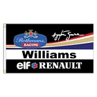 3x5 футов 90x150 см Айртон Сенна Вдохновленный Уильямс Renault Rothmans флаг подписи