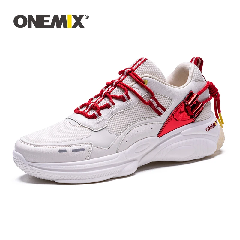 ONEMIX New 2022 Running Shoes New Arrival Running Boots Men's Height Increase Winter Boots Tactical Sneakers Fitness Trail