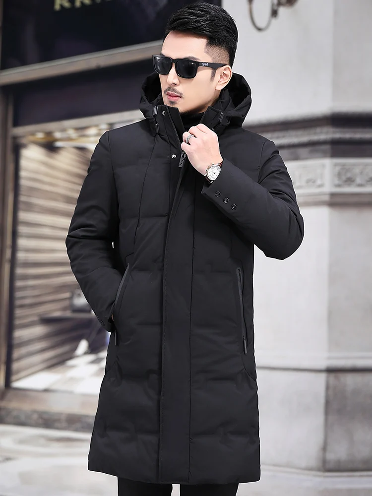 

JCHB 2021 Men's Down Jacket Long Men's Clothing Winter Jacket Men Plus Size Coat Bodywarmer 7xl Casacos Masculino HD88041 Pph74