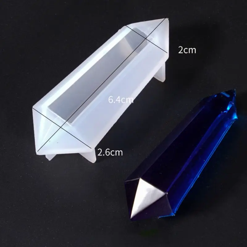 

8 Pcs/set Crystal Epoxy Mould DIY Pendant Necklace Jewelry Decorative Silicone Mold Set