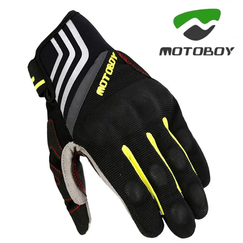 

Motorcycle accessories riding gloves spring summer breathable motocross motorbike riders equipped Fingerless glove touch screen