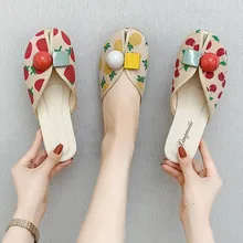 New Summer Women's Sandals Flat Slippers for Women Kawaii Shoes Ladies Comfortable Fashion Beach Shoes Platform Shoes for Women (4)