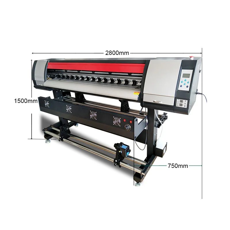 180cm car sticker cmyk printing machine  single head  good price banner digital printing machine