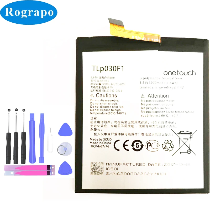 

3000mAh Battery For TCL 950 Cellphone Mobile Phone Bateria Batteries