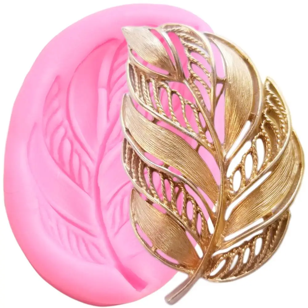 3D ремесло силиконовая форма в виде листьев лист кекс фигурки жениха и невесты