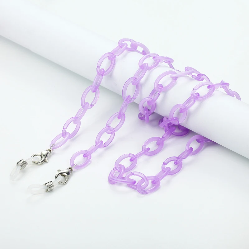 

Акриловая подвесная цепочка для очков, держатель для очков, ремень для очков, аксессуары для шеи, нескользящая подвесная цепочка