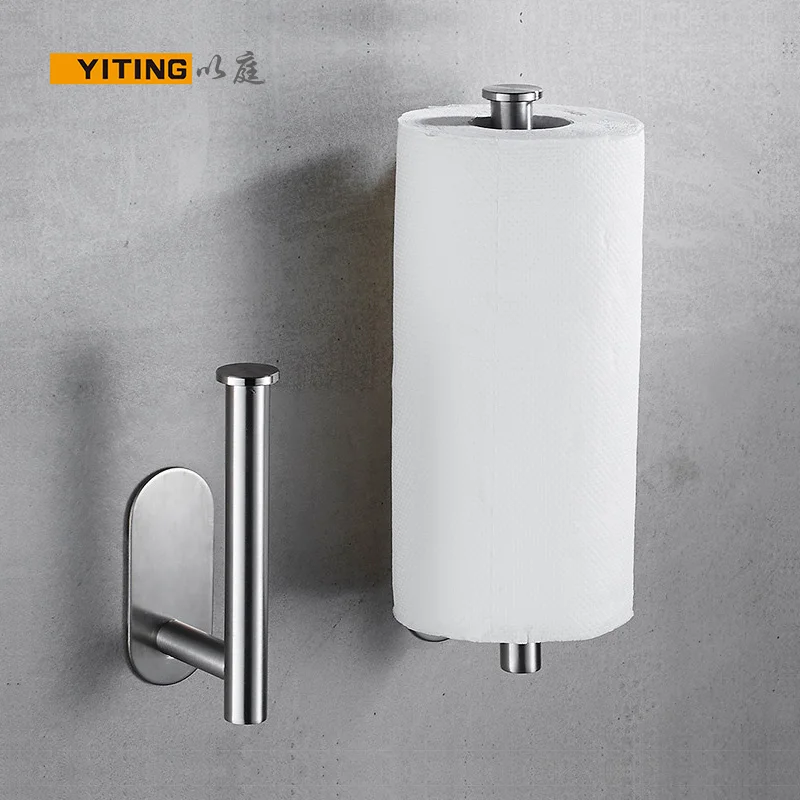 Держатель для туалетной бумаги 304 Нержавеющая сталь 3 м сильный клей