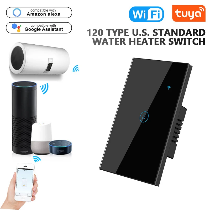 

Умный переключатель для водонагревателя с Wi-Fi и сенсорной панелью