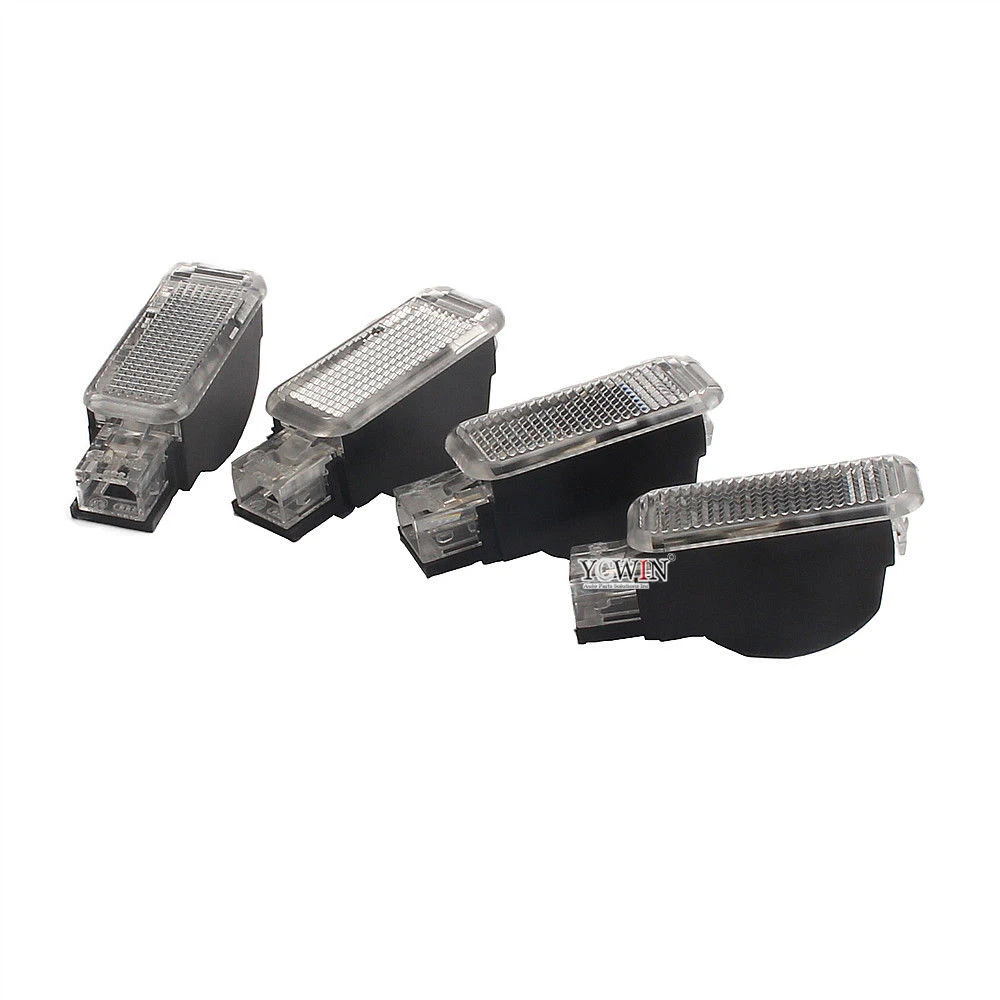 YCWIN OEM 12 шт. дверные сигнальные лампы и светодиодные Footwell для AUDI A3 A4 A6 A8 TT Q3 Q5