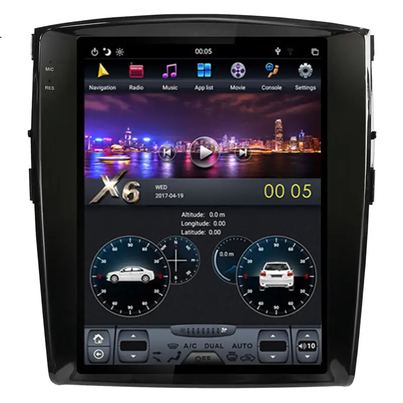 12 1 &quotTesla Android автомобильное радио аудио спутниковая навигация информационная