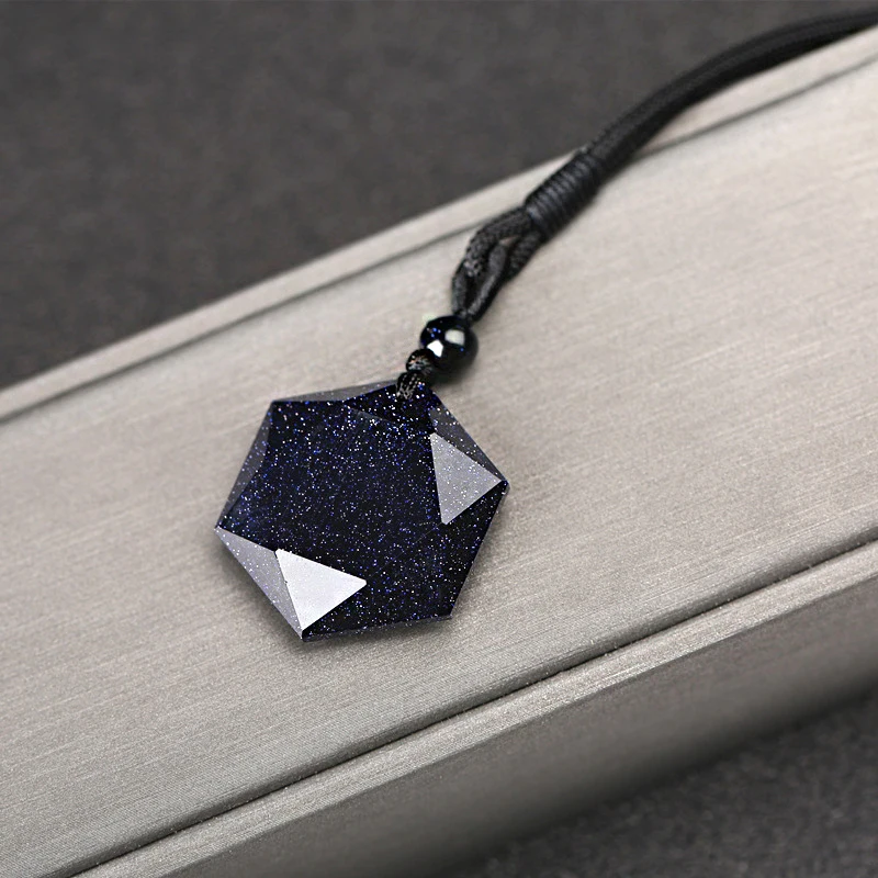 Jingzeyi горячая Распродажа подлинные подвески из голубого песочного камня подвеска