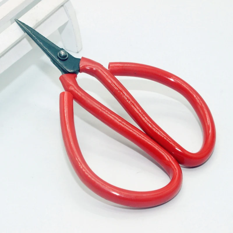 Household Red Sewing Scissors for Needlework Fabric Craft Shears Accessories Durable Vintage Dedicated Tailor`s | Дом и сад