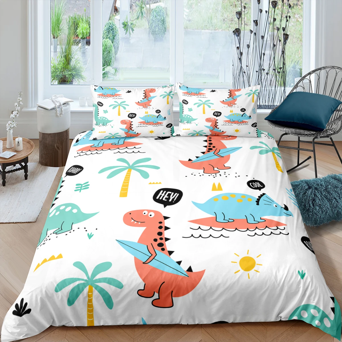 2/3 шт. Детский Комплект постельного белья с пододеяльником | Дом и сад