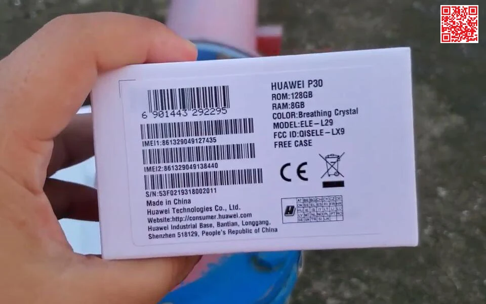 Huawei P30 глобальная версия ELE-L29 FCCID 8 ГБ 128G мобильный телефон с двумя sim-картами Kirin 980 Octa Core 6,1 дюймов Android 9,0 NFC 3650 мАч 32 МП