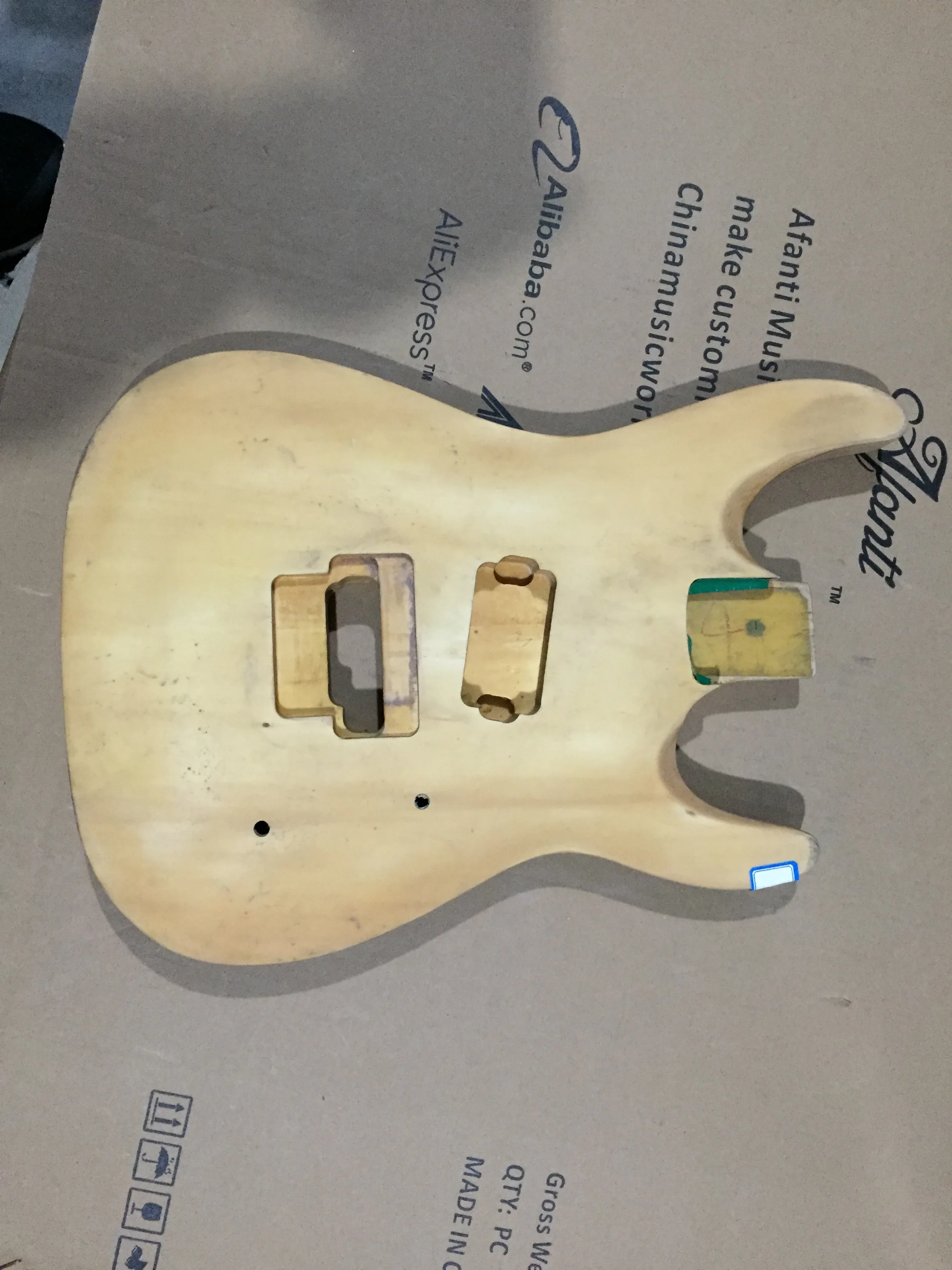 Afanti Music DIY guitar kit Electric Body (0726) | Спорт и развлечения