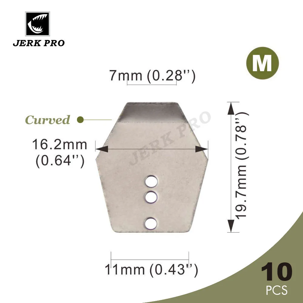 Рывком PRO 10 шт. Размеры м Нержавеющая сталь дук лезвия позволяют Плавание джиг