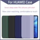 Чехол из искусственной кожи для планшета Huawei MatePad 11 2021 Pro 10,8, Mediapad M6, 8,4 дюйма, Honor V6, 10,4 дюйма, 2020, прозрачный чехол из ТПУ