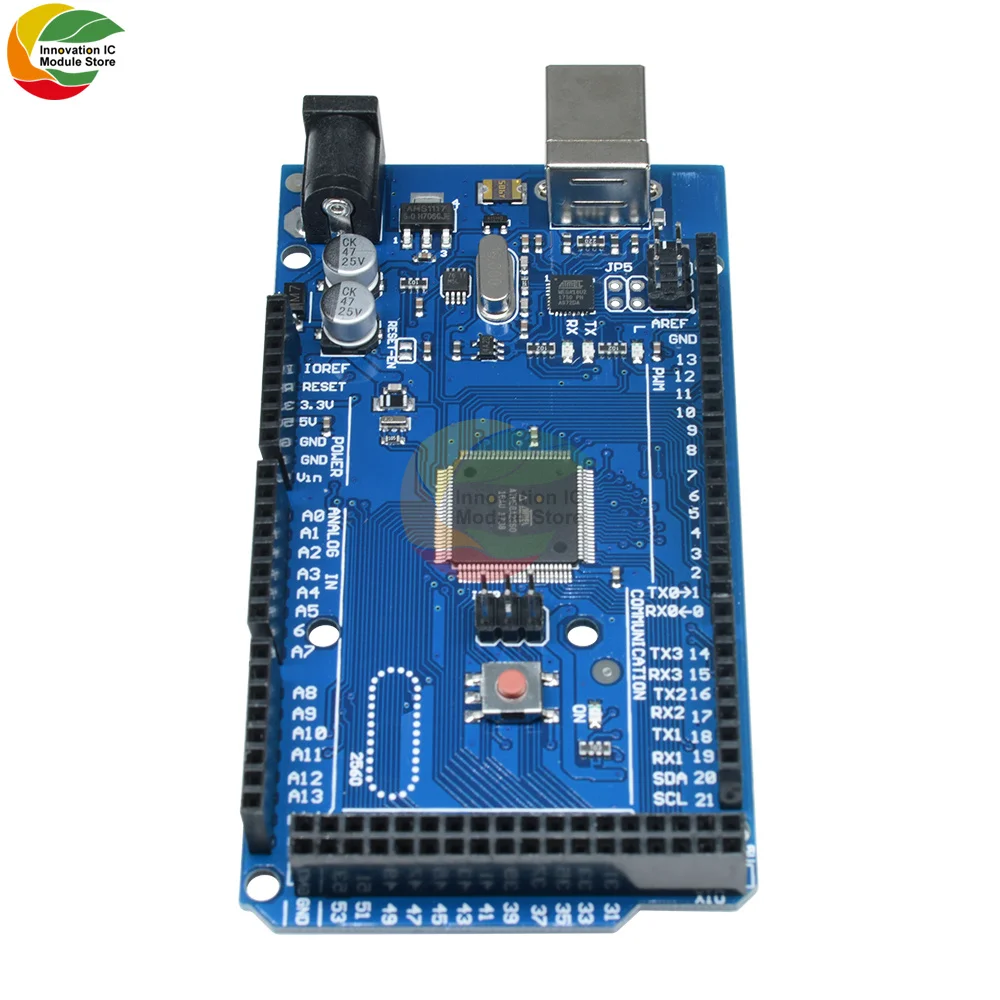 Ziqqucu MEGA2560 MEGA 2560 R3 ATMEGA16U2 ATMEGA2560 ATMEGA2560-16AU плата для Arduinio USB-кабеля 5 в заменить ATMega8U2 |