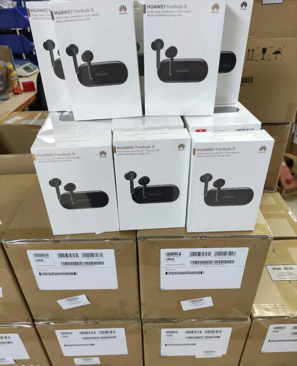 

100% Original Huawei FreeBuds 3i 3 I Wireless Earphone TWS Bluetooth Earphone Headset Active Noise Canceling 3-mic System