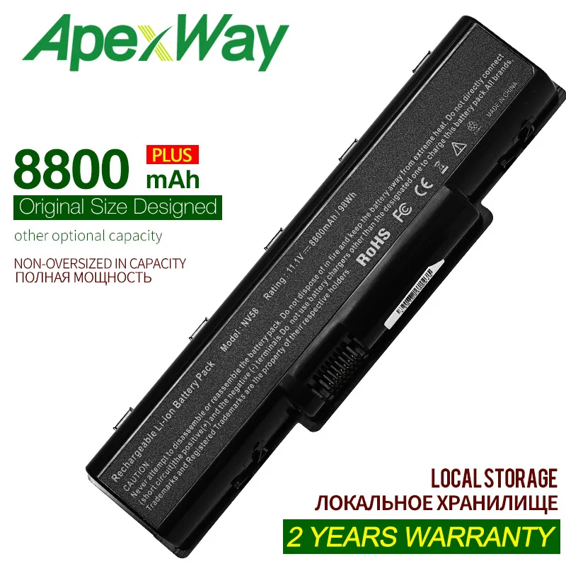

11,1 В 12 ячеек 8800 мАч AS09A31 Аккумулятор для Acer emachines e525 Aspire 4732Z 5532 5332 5516 5517 TR series AS09A51 AS09A61 AS09A71