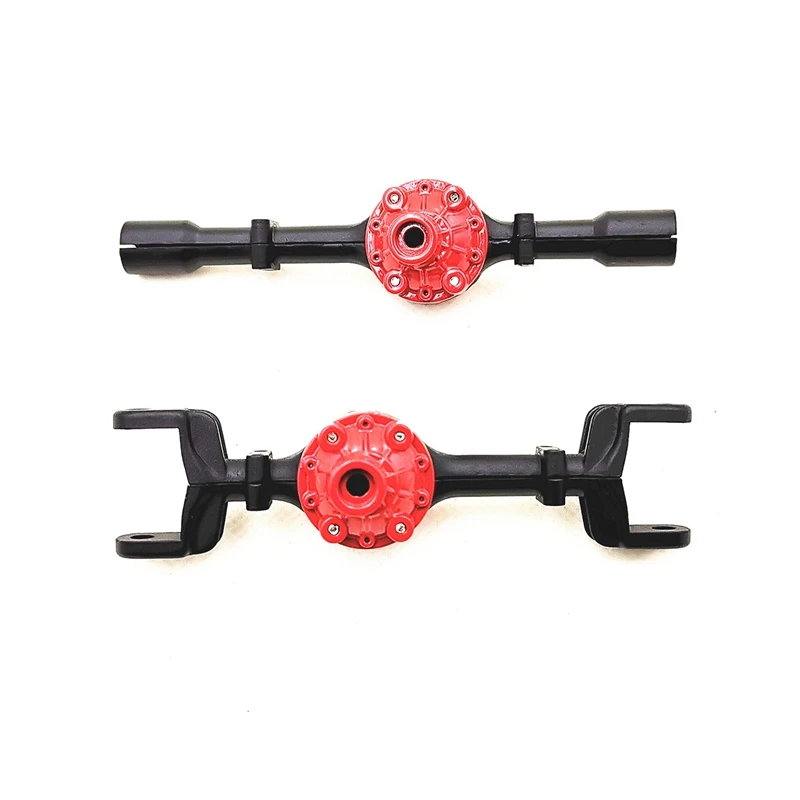 

Rc Parts Front And Rear Assembly Axle Housing For Naughty Dragon Wpl Mn Four-Wheel Drive (Black)