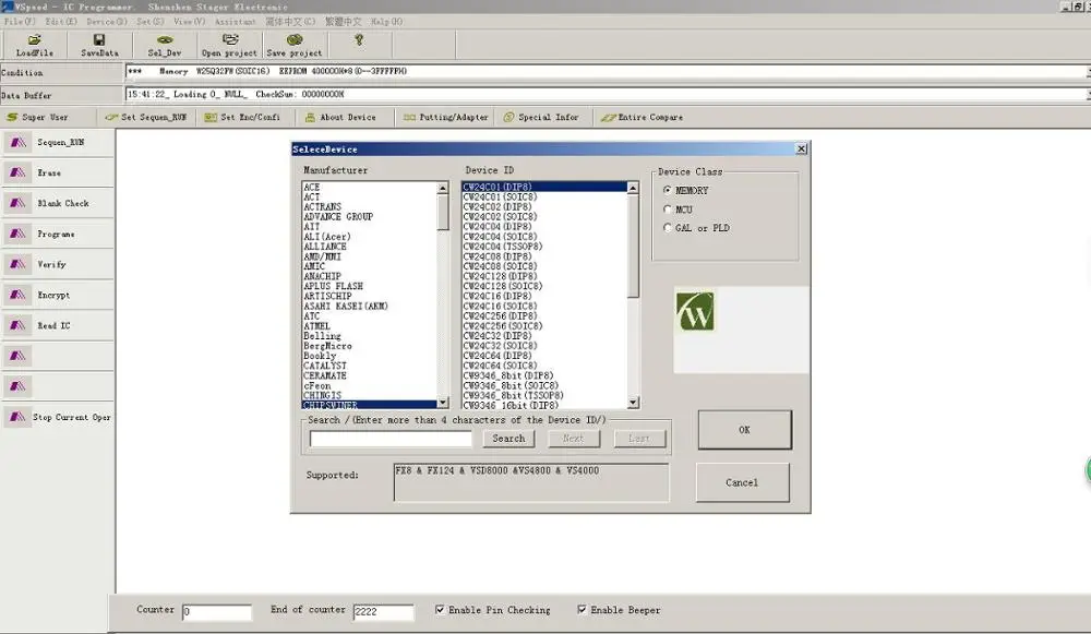VS4800 универсальный программатор GAL EPROM FLASH 51 AVR PIC MCU SPI+ SOP8 SOP8 tssop28 plcc44 32 28 20 гнездо+ 12 адаптеров IC клип